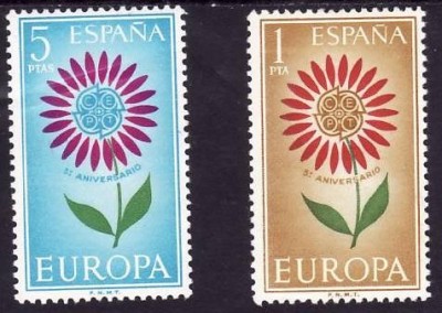 Spania 1964 - Yv.no.1271-2 serie completa,neuzata,europa foto