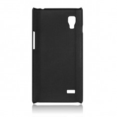 husa protectie neagra mesh LG Optimus l9 p760 silicon rigid antiradiatii + folie protectie ecran + expediere gratuita foto