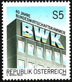 Austria 1986 - Aniversari,1v.,serie completa,neuzata foto