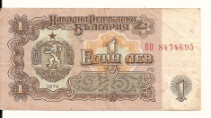 LL bancnota Bulgaria 1 lev 1974 (4) foto