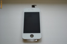 Geam Display LCD Digitizer Touch Screen TouchScreen Apple iPhone 4 Alb Nou foto