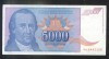 Iugoslavia 5000 dinari 1994, UNC, 2 bucati, seria AA, 10 roni bucata