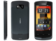 Vand Carcasa Nokia 700 Noua Completa Neagra Negru Black foto