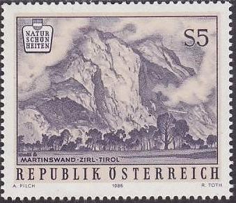 C2986 - Austria 1986 - Peisaje 1v.,serie completa,neuzata foto