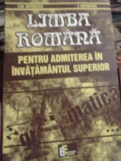 Limba Romana pentru admiterea in invatamantul superior foto