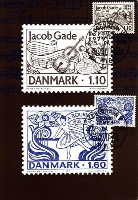 3709 - Danemarca carte maxima 1981 foto