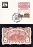 3707 - Danemarca carte maxima 1987
