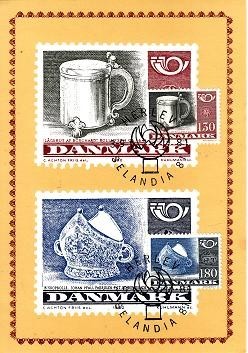 3699 - Danemarca carte maxima 1981 foto