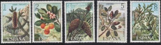 Spania 1972 - Yv.no.1739-43 flora,serie completa,neuzata foto