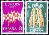 Spania 1972 - Yv.no.1744-5 europa,serie completa,neuzata, Nestampilat