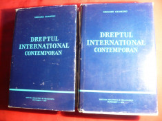 Gr. Geamanu -Dreptul International Contemporan , vol.1 si 2 -1976 foto