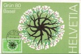1100 - Elvetia carte maxima 1980