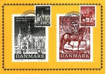 3705 - Danemarca carte maxima 1981 foto