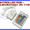 CONTROLLER RGB IR + TELECOMANDA 24 TASTE - PENTRU BANDA LED RGB 3528, 5050