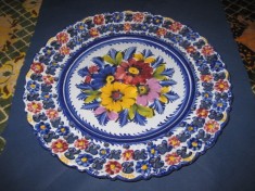 Splendida aplica rustica mare din ceramica Portugal foto