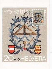 1106 - Elvetia carte maxima 1980