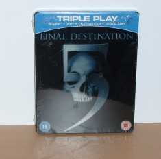 Film Bluray - Final Destination 5 Collector &amp;#039;s Edition ( STEELBOOK ) sigilat foto