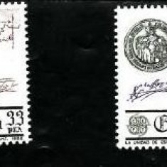 Spania 1982 - Yv.no.2285-6 aniversari,serie competa,neuzata