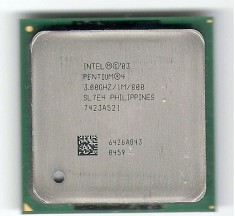 Procesor socket 478 Intel Pentium 4 3.0 Ghz 1 M cache FSB 800 nucleu Prescott SL7E4 foto