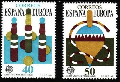 Spania 1989 - Yv.no.2620-1 europa,serie competa,neuzata foto