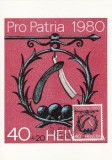 1107a - Elvetia carte maxima 1980