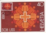 1115a - Elvetia carte maxima 1980