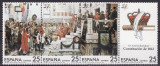 Spania 1987 - Yv.no.2502-5 aniversari,serie competa,neuzata