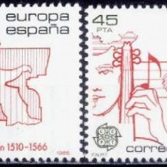 Spania 1985 - Yv.no.2406-7 europa,serie competa,neuzata