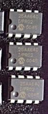 25AA640 -I/P - IC, EEPROM, 64KBIT, SERIAL, 1MHZ, DIP-8 foto