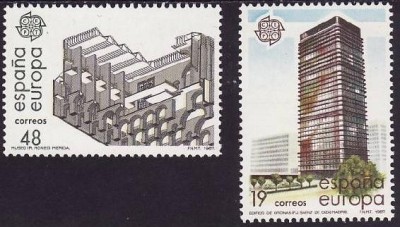C351 - Spania 1987 - Yv.no.2502-5 aniversari,serie competa,neuzata foto