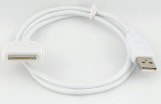 Cablu de date si incarcator USB compatibil IPAD iPod si iPhone foto