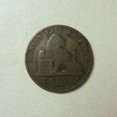 2 CENTIMES - LEOPOLD II - BELGIA - 1846