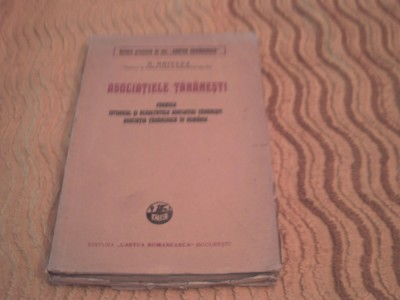 N. Ghiulea - Asociatiile Taranesti foto