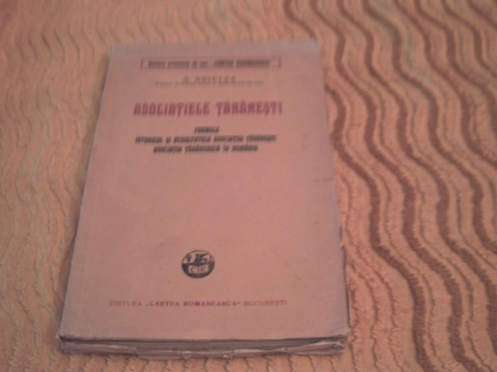 N. Ghiulea - Asociatiile Taranesti