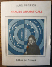 Carte - Aurel Nicolescu - Analize gramaticale foto