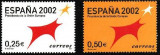 Spania 2002 - Yv.3422-3 europa,serie completa,neuzata