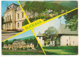 Carte postala(marca fixa)- SUCEAVA-colaj, Circulata, Printata