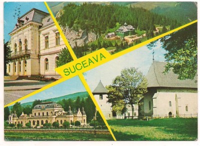 carte postala(marca fixa)- SUCEAVA-colaj foto