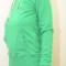 hanorac dama Puma Hoody Over Head Solid 81278607, ORIGINAL, amestec bumbac, verde, marimi: numai S - LICHIDARE STOC