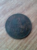 FRANTA-2 CENTIMES 1911.