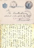 Carta postala 1899 - Intreg postal -circulat Caracal Bucuresti