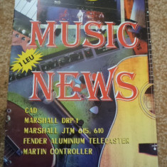 revista music news edgar surin lot colectie 10 reviste muzica instrumente 95-'96