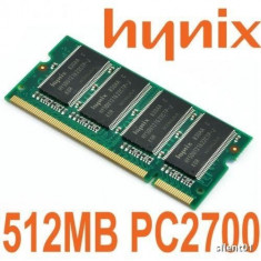 Memorie Laptop 512Mb DDR1 PC2700 DDR333 333Mhz 200pin DDR Sodimm foto