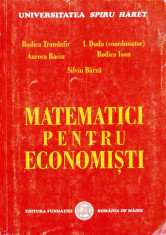 MATEMATICI PENTRU ECONOMISTI de RODICA TRANDAFIR foto