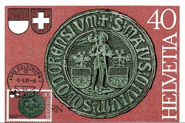 1133 - Elvetia carte maxima 1981