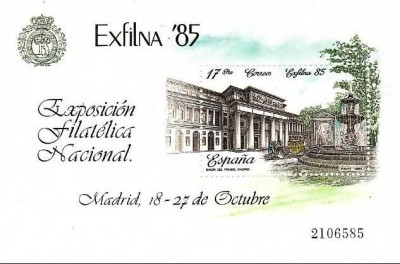 Spania 1985 - Colita Yv.no.34 neuzata foto