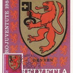 1141a - Elvetia carte maxima 1981