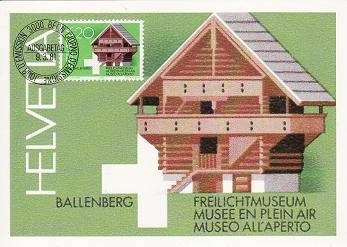 1121a - Elvetia carte maxima 1981