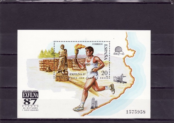 s3 - Spania 1987 - Colita Yv.no.37 neuzata