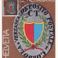 1130a - Elvetia carte maxima 1981